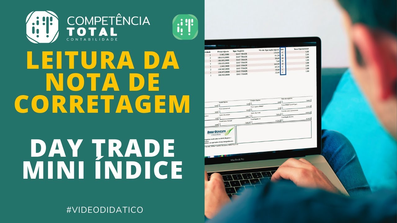 Como interpretar uma nota de corretagem de day trade com mini índice