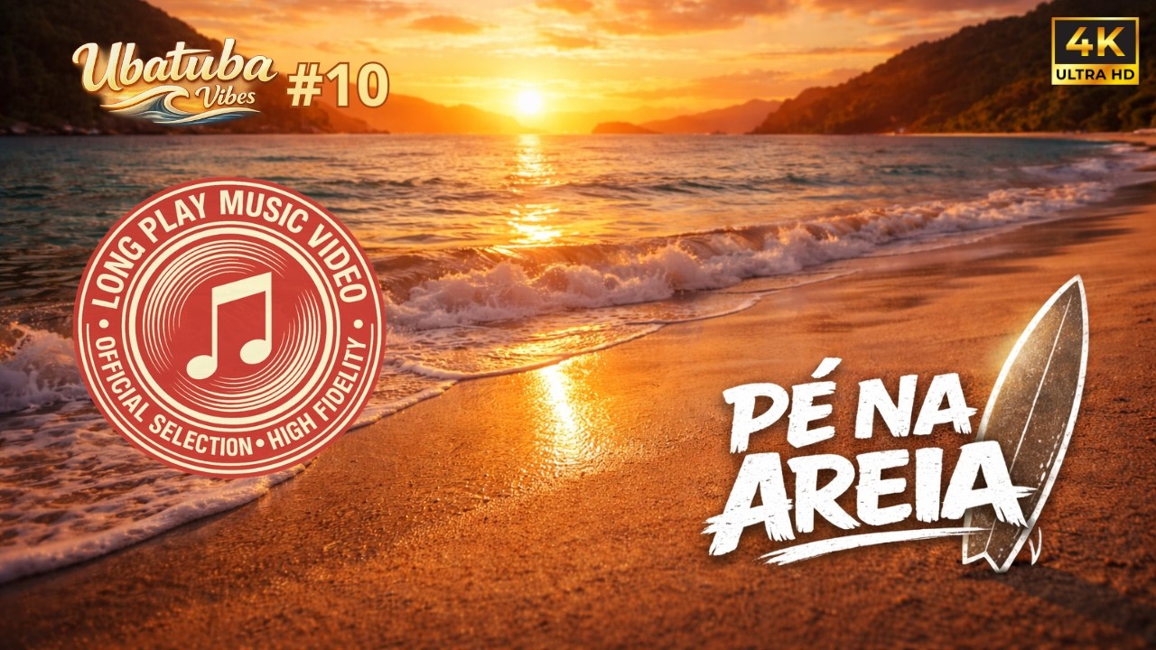 1 Hora de Reggae Pé na Areia com Vibe de Surf, Sol e Mar 🌊 Música para Churrasco | Ubatuba Vibes