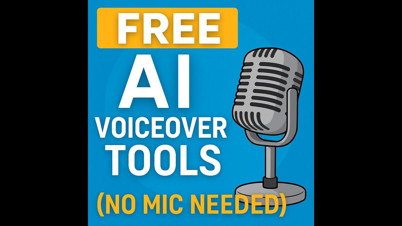 Top 5 Free AI Voiceover Tools (No Mic Needed!) | Text-to-Speech for YouTube & Reels