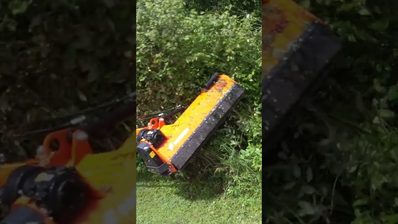 Watch This Flail Mower Rip Through Thick Brush! #shorts