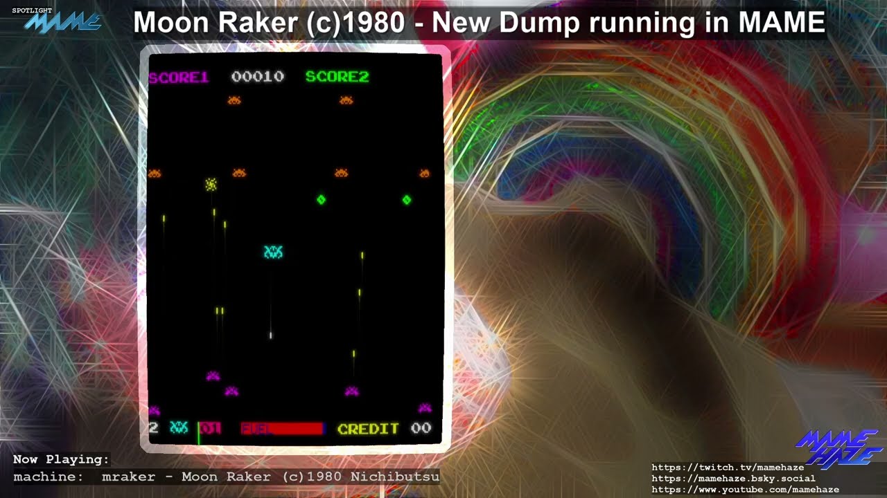 Moon Raker (c)1980 Nichibutsu - New Dump running in MAME
