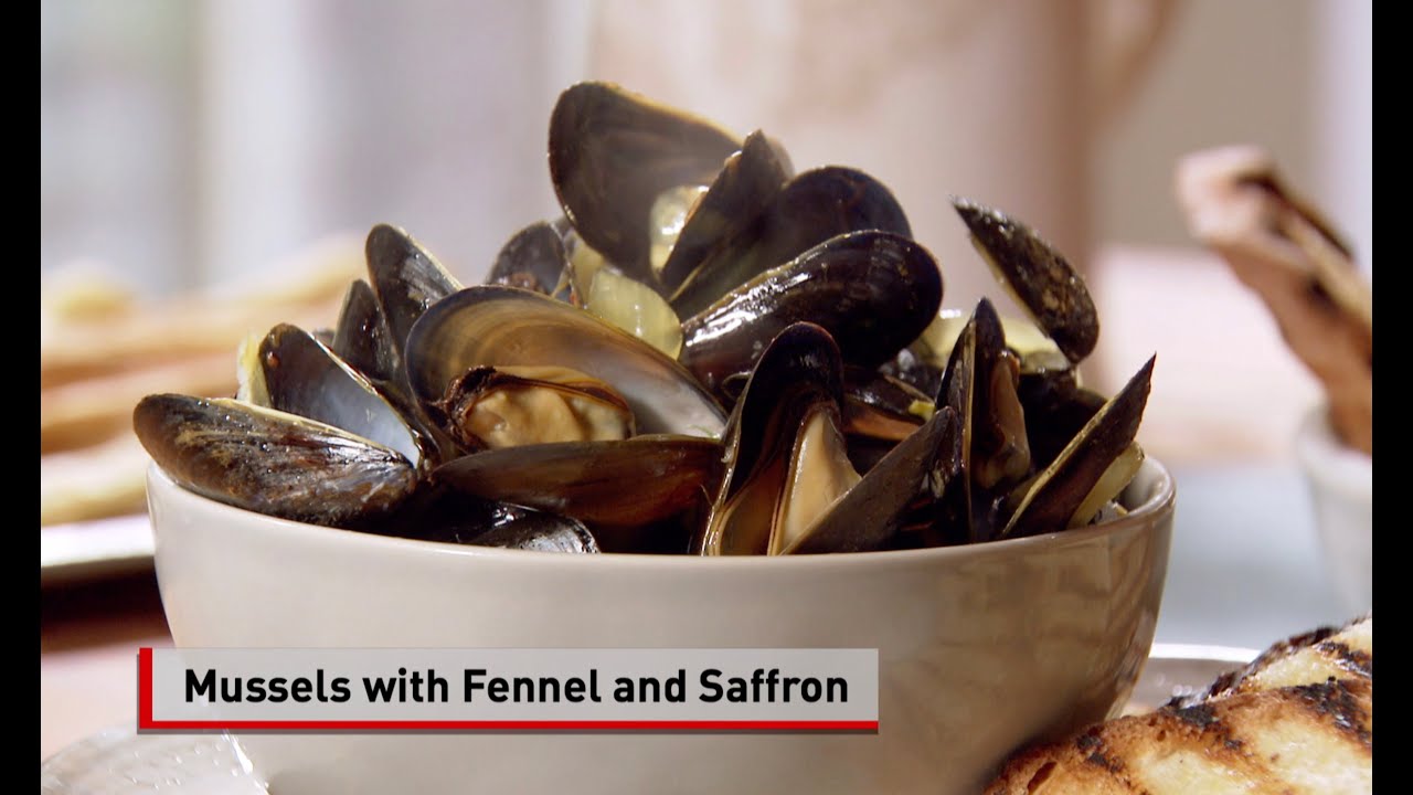 Mussels with Saffron and Fennel