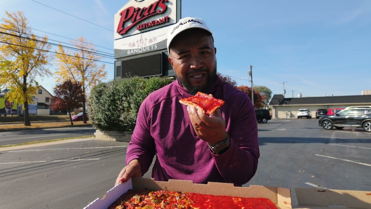 Extremely popular pizza at Pica's restaurant in Upper Darby, Pa