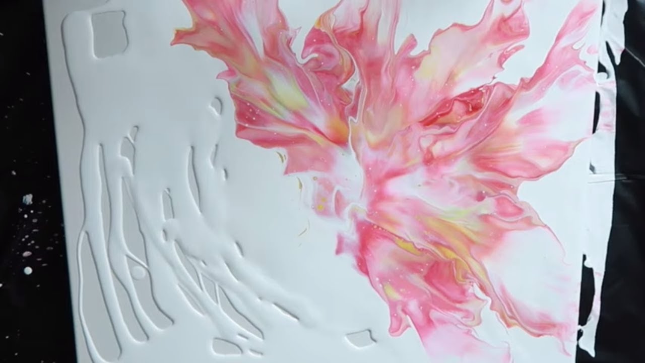 Large Canvas Acrylic Dutch Pour