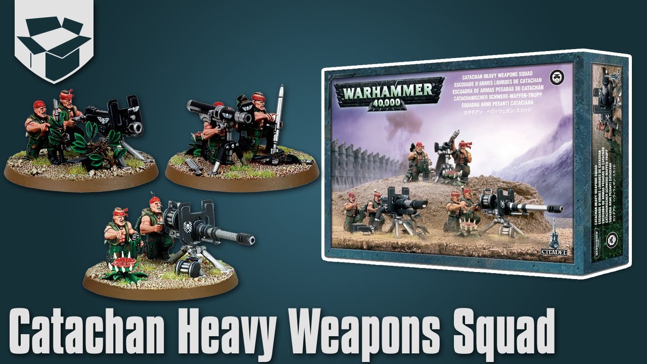 Распаковка - Catachan Heavy Weapons Squad