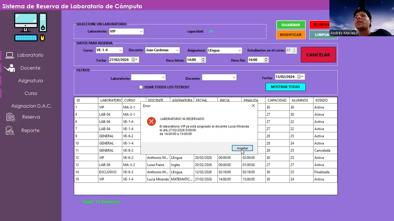PROYECTO GESTION LABORATORIOS - SQLSERVER - 3 CAPAS (2 PARTE)