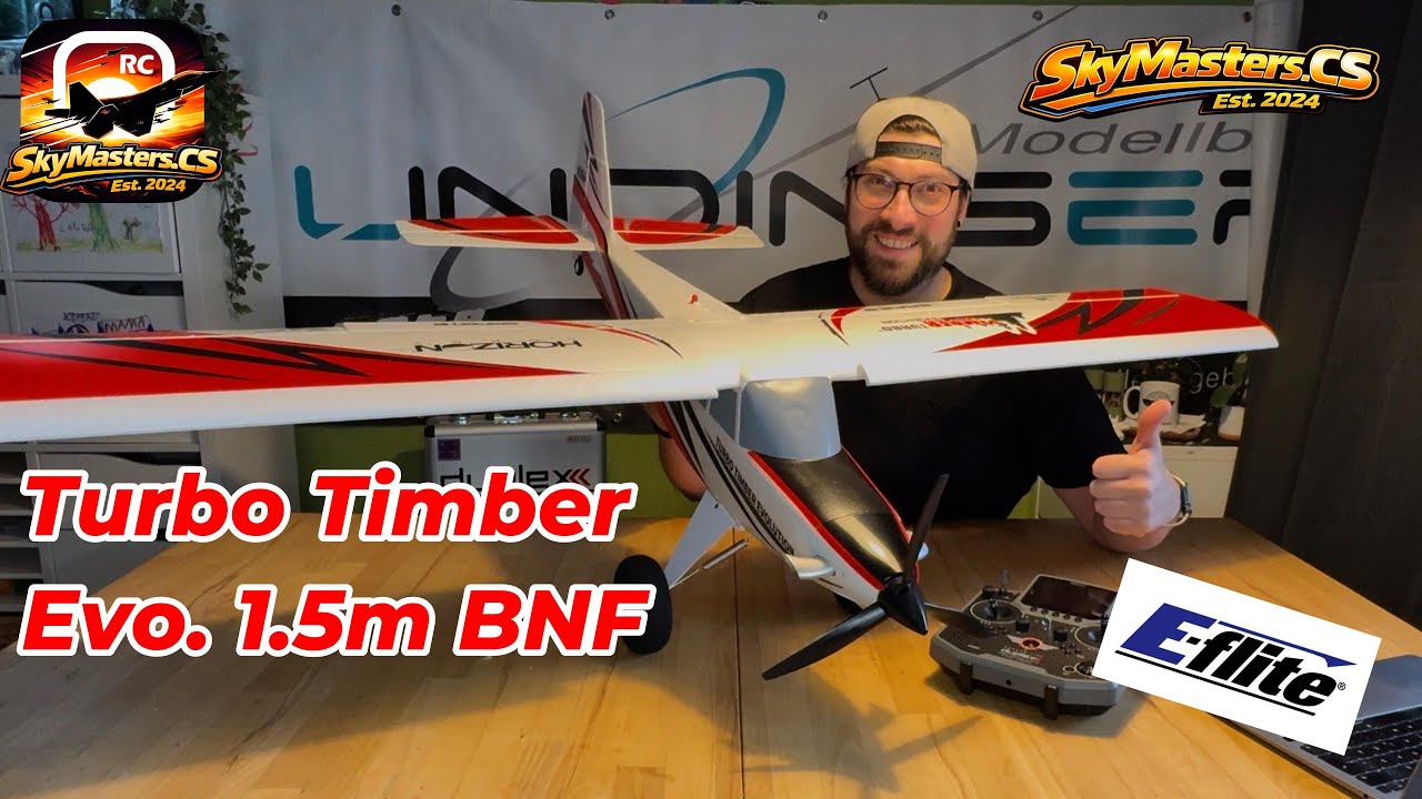 💨E-FLITE Turbo Timber Evolution 1.5 BNF - Fehlen da Servos 😅? Unboxing & Assembly