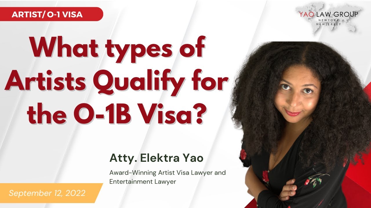 What types of Artists Qualify for the O-1B Visa?