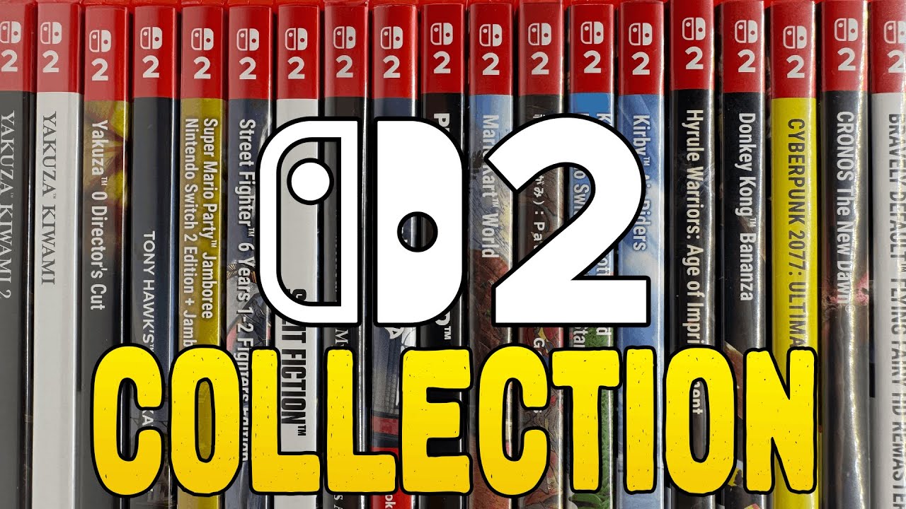 МОЯ ОГРОМНАЯ КОЛЛЕКЦИЯ ИГР ДЛЯ NINTENDO SWITCH 2!
