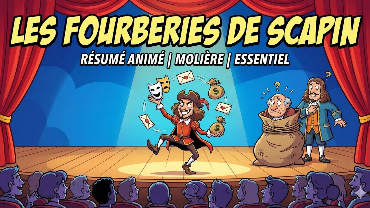 Les Fourberies de Scapin – Molière | Résumé animé pour comprendre l’essentiel 📚🎬