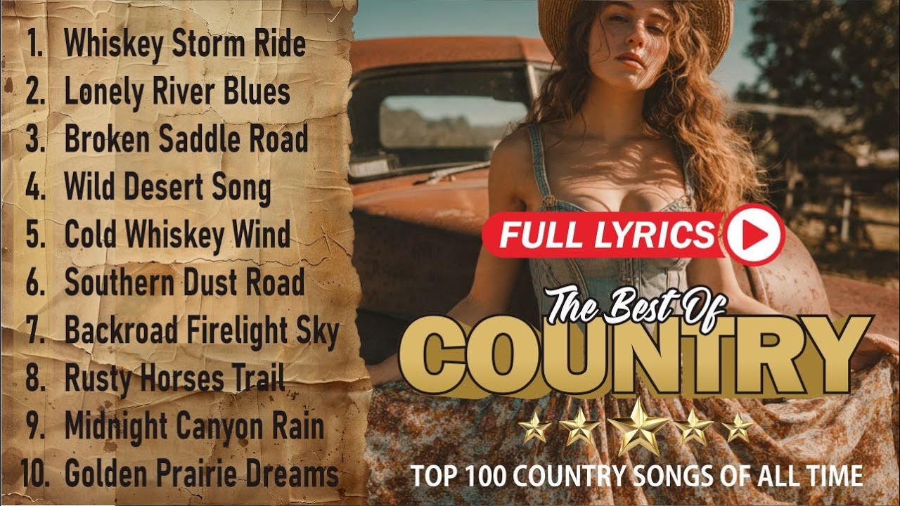 Top 50 Best Country Songs Of All Time with lyrics 🍃 Country Music Old 🍃 Country Music Playlist