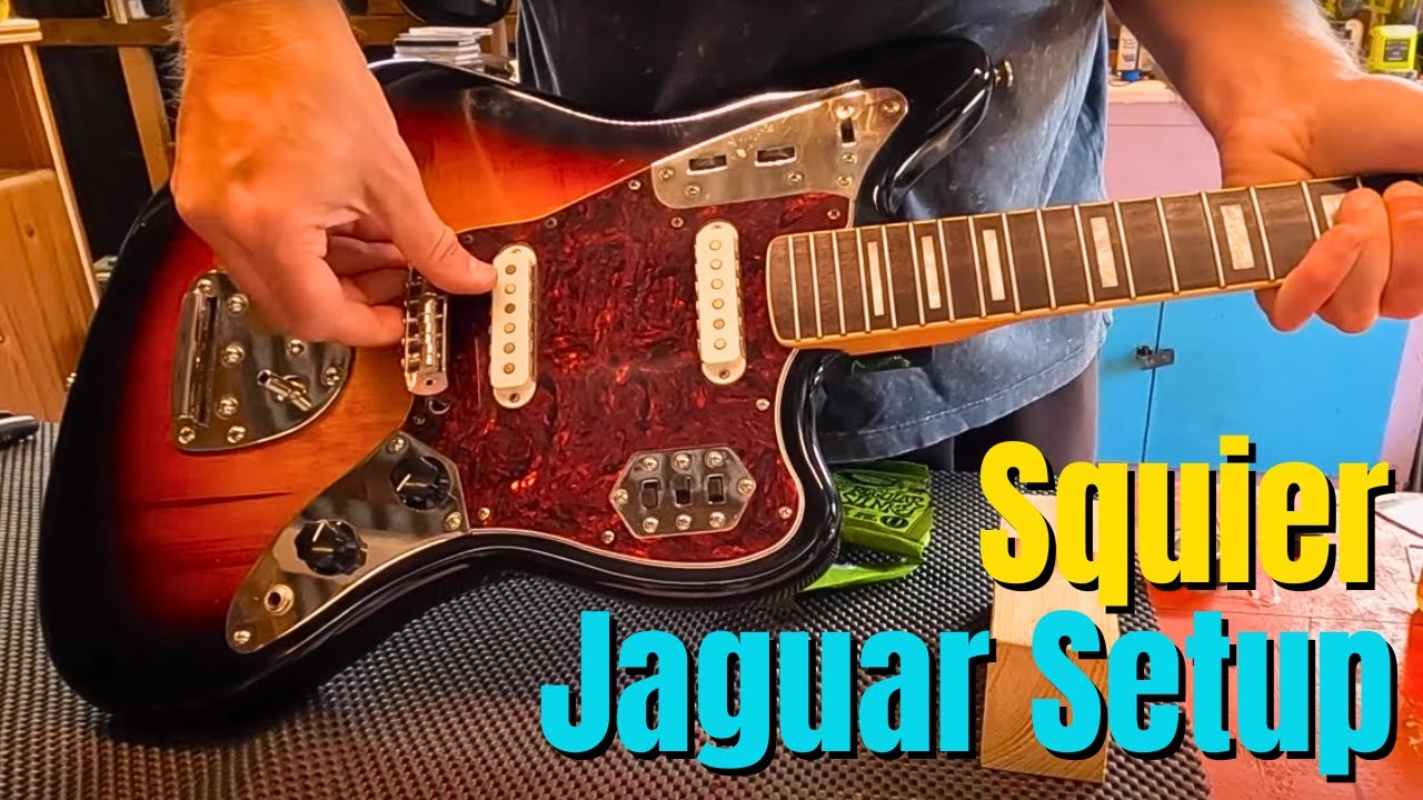 How To Setup a Squier Fender Classic Vibe Jaguar Guitar