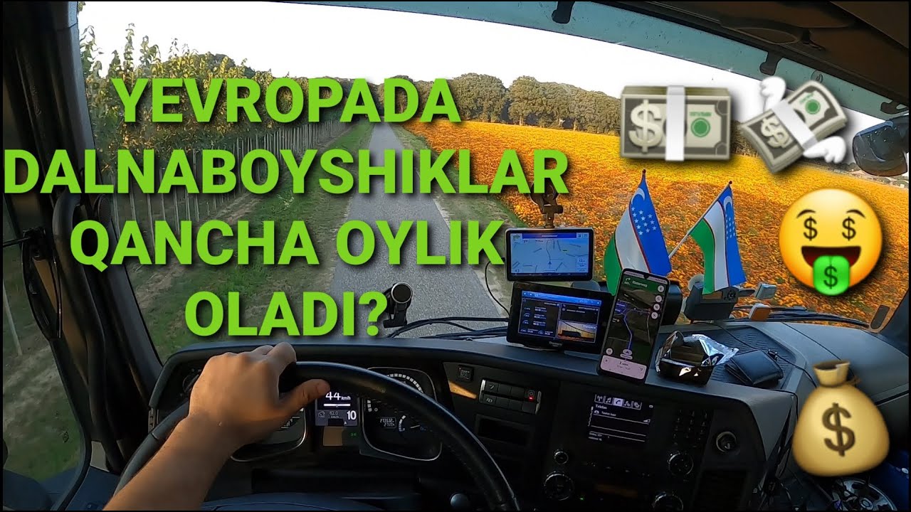 YEVROPADA HAYDOVCHILAR QANCHA OYLIK OLISHADI?