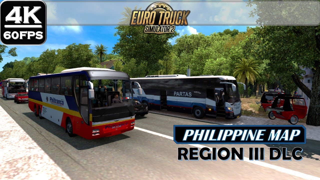 ETS2  PARTAS BUS | Pangasinan TPLEX Test Drive | NEW PHILIPPINE REGION III DLC MAP MOD 2021