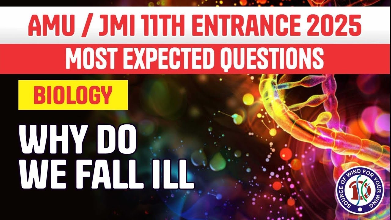 AMU / JMI 11th Entrance 2025 | Biology | Most Expected Questions