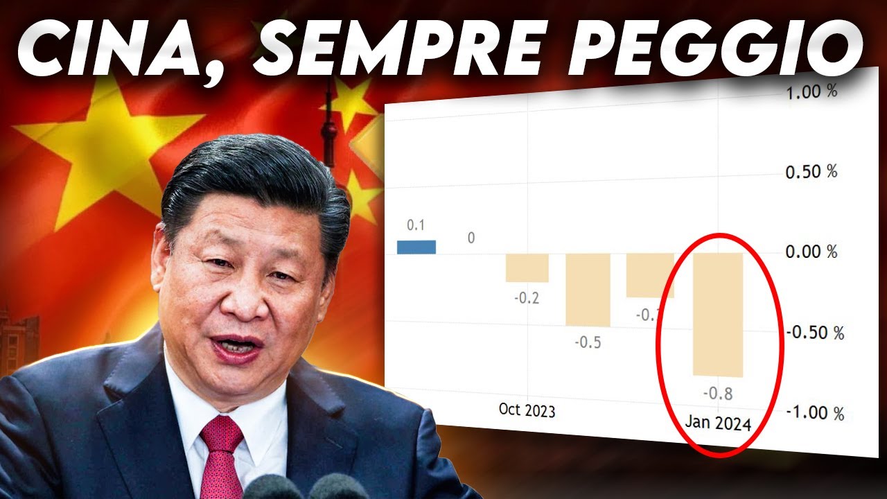 Cina, Deflazione Sempre Peggio. Non ne Escono pi&ugrave; Fuori