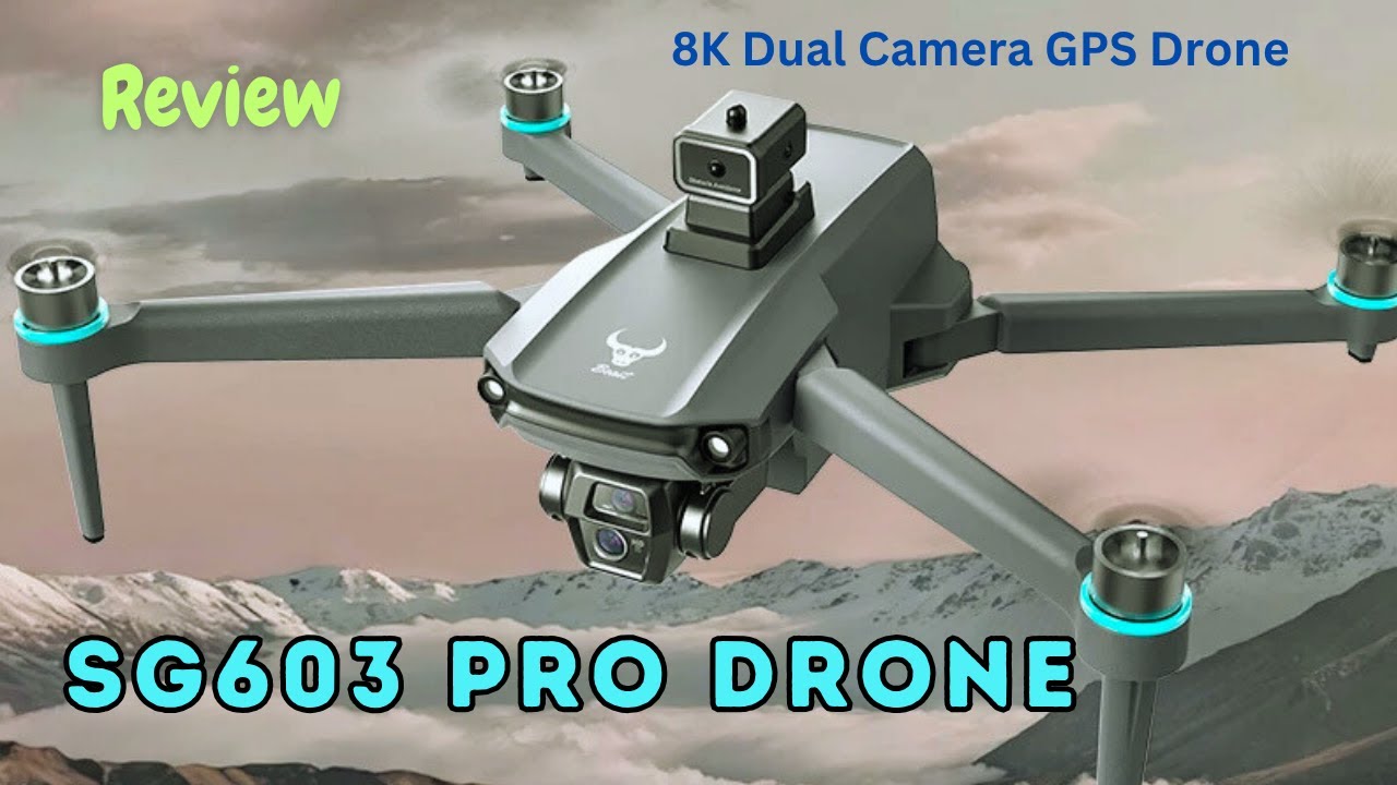 Дрон SG603 PRO | Дрон с двумя камерами 8K и GPS, функцией обхода препятствий