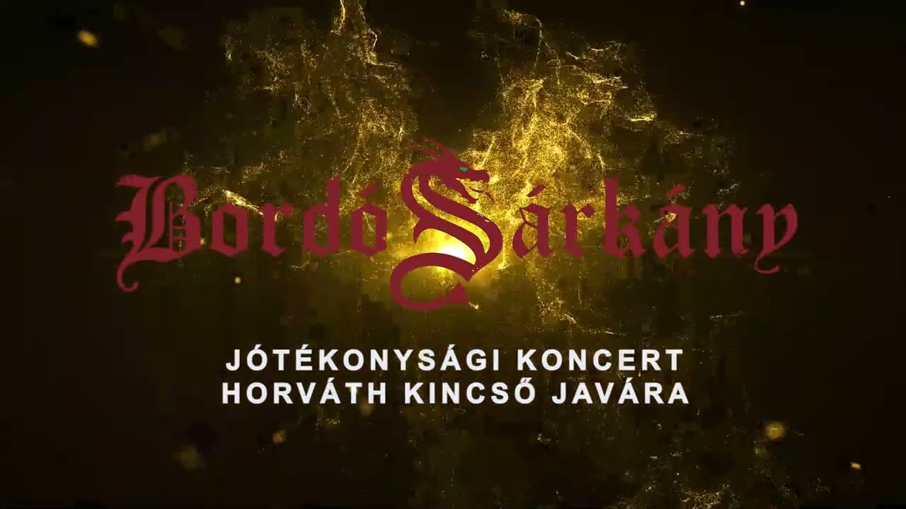 Bordó Sárkány koncert Kincső javára