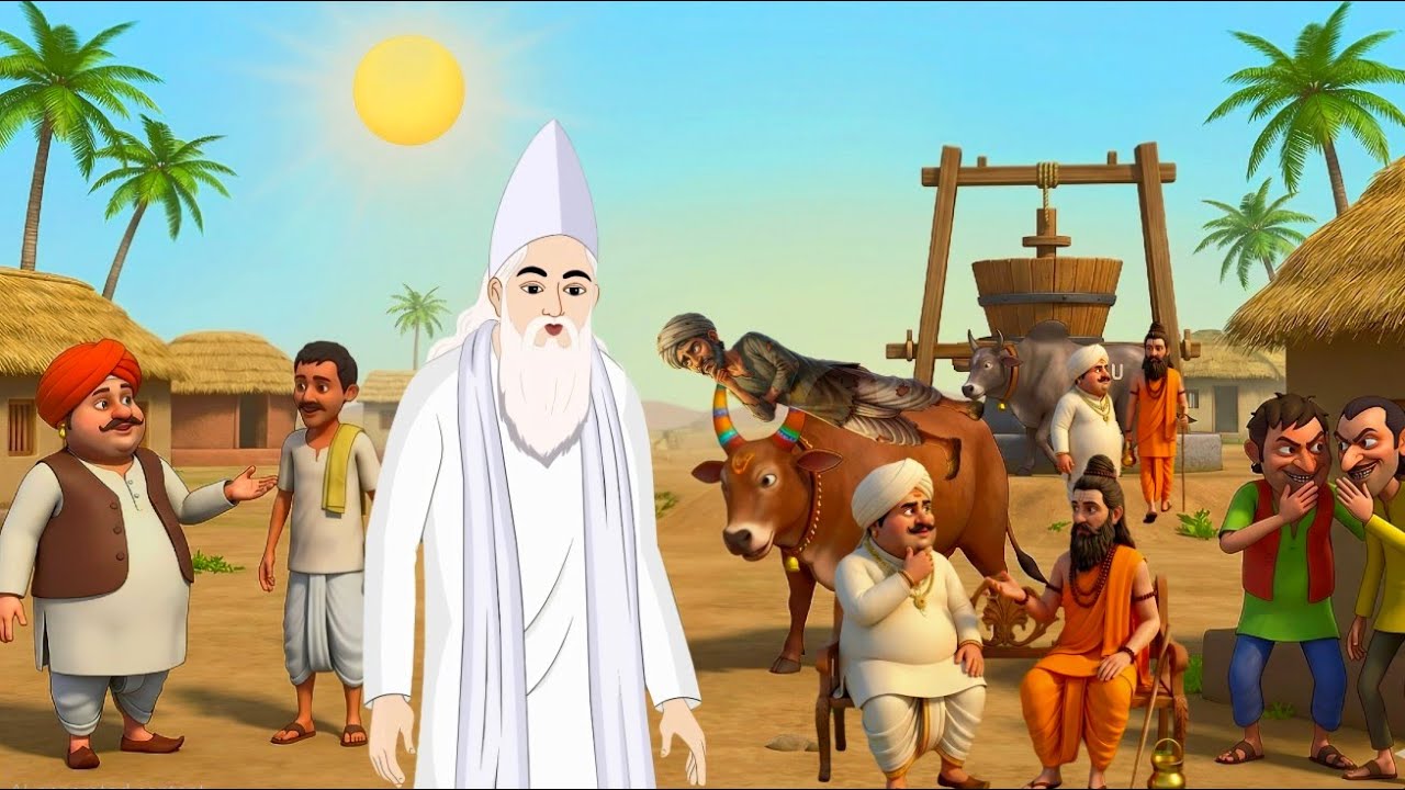 गाँव में आया बैल चोर... || 2D animation || कबीर साहेब जी की लीला #santrampaljimaharaj#satbhaktisagar