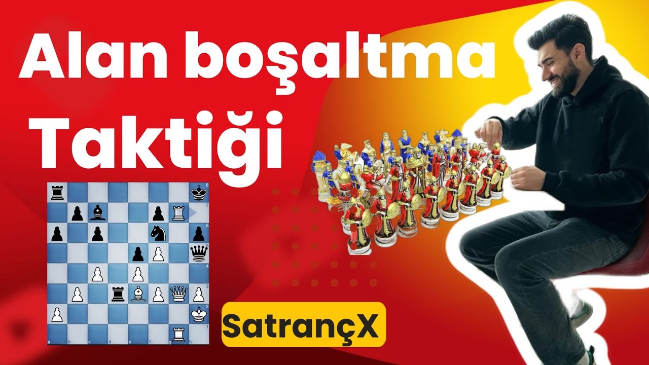 Alan Boşaltma Taktiği -Kazandıran Satranç Taktikleri #chess #satranç