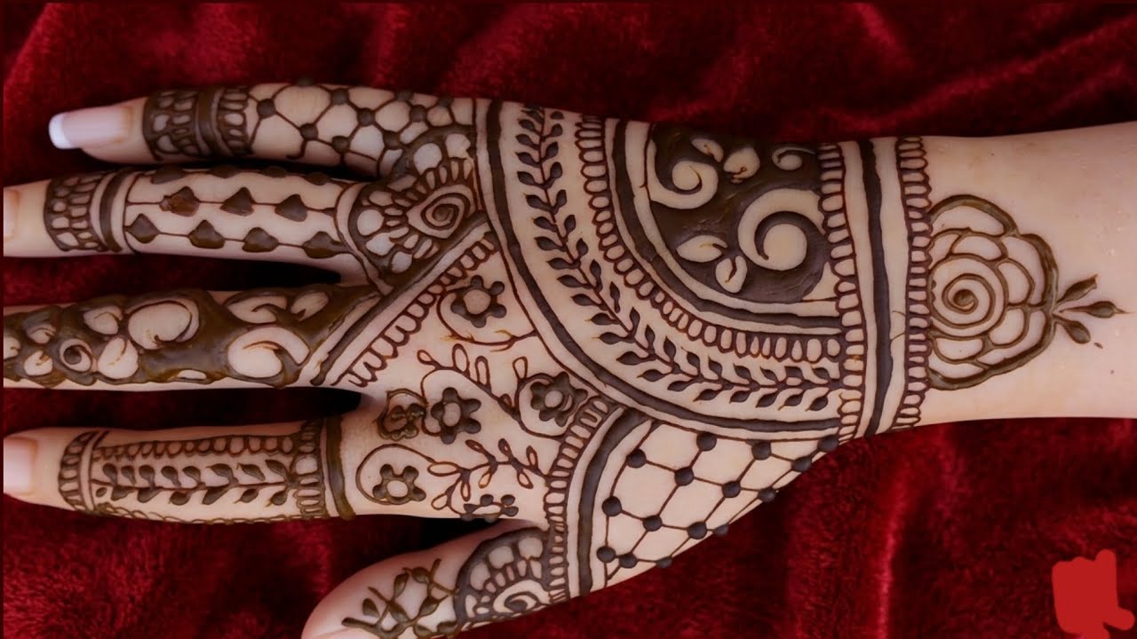 💖New Trending Back Hand Mehndi Design 2026 | Easy Mehndi Design for Beginners🌿#video
