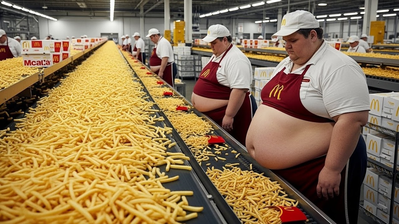 24 Horas Dentro da Fábrica do McDonald’s. A Routina desumana