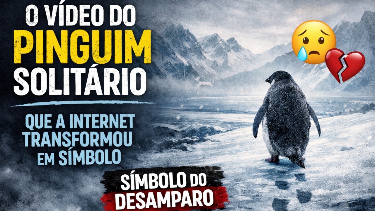 O vídeo do pinguim solitário que a internet transformou em símbolo