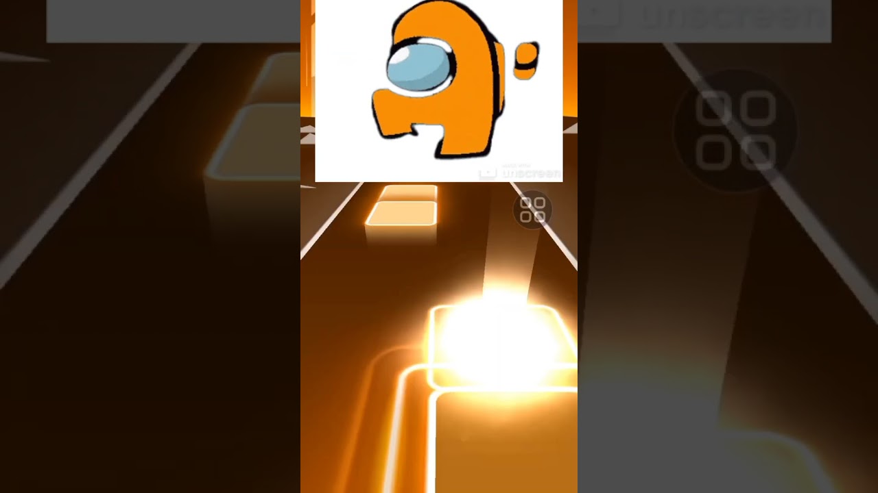 Among us in tiles hop edm rush #tileshop #tileshopedmrush #gaming #amongus #short #shorts
