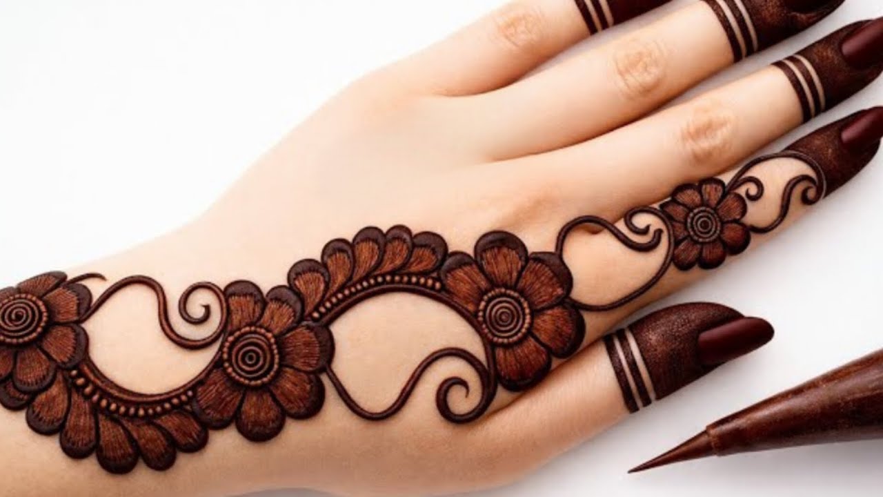 Valentine's Day Special ShapeMehndi design | Easy Simple fullHand Mehndi design Mehandidesign