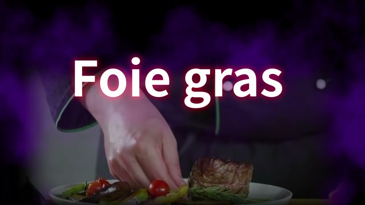 Foie gras. Gänsestopfleber. Richtige Sprechweise, Bedeutung. Korrekte Aussprache. Gutes Deutsch.