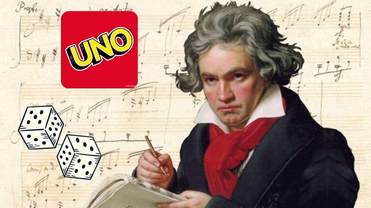 MUSICA CL&Aacute;SICA para JUGAR  al UNO, Ajedrez Truco P&oacute;ker, blackjack o juegos de mesa Beethoven