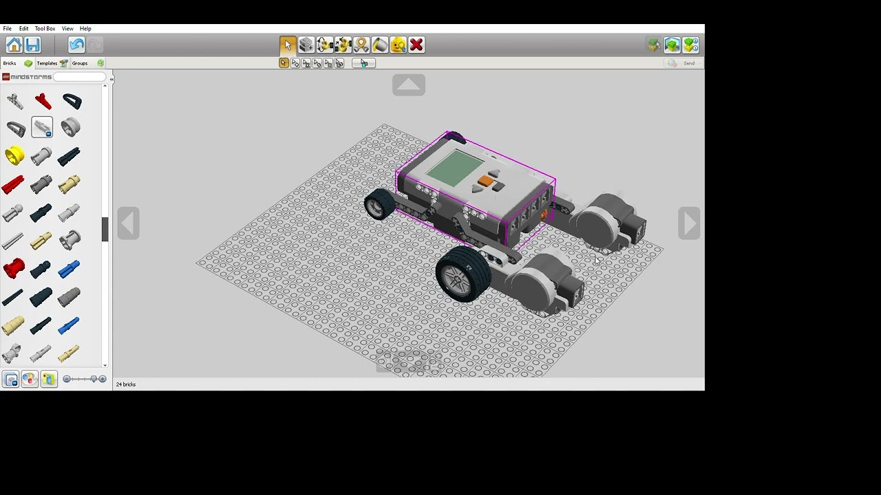 На LEGO Digital Designer сабераем робота