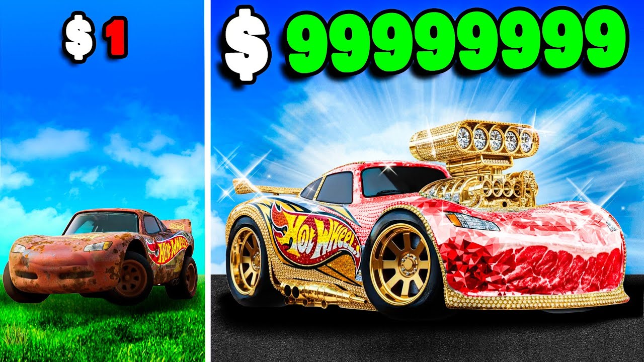 Hot Wheels CARS от 1 до 1 000 000 000 долларов в GTA 5