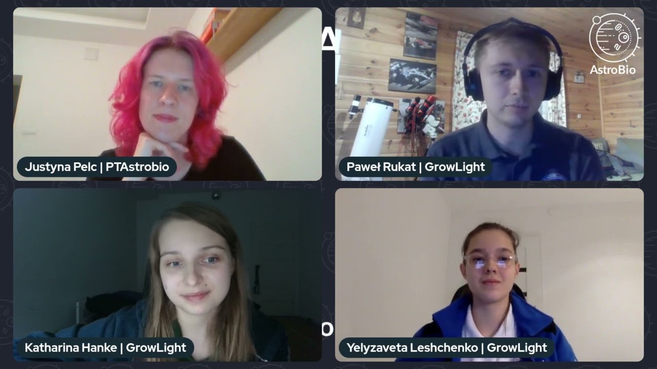 Poznaj Astrobio - Paweł Rukat, Katharina Hanke, Yelyzaveta Leshchenko (GrowLight)