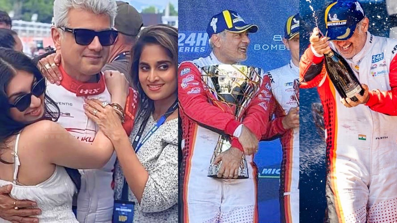 Ajith Kumar Wins Car Racing Triumph! 😱🏆Barcelona Race | Grand Celebration | Shalini Ajith | Anoushka