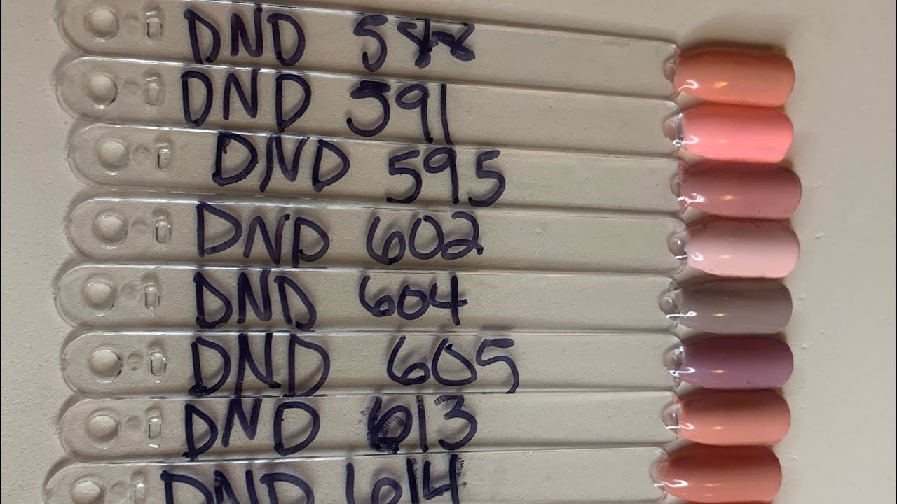 DND Nude Gel Polishes Haul