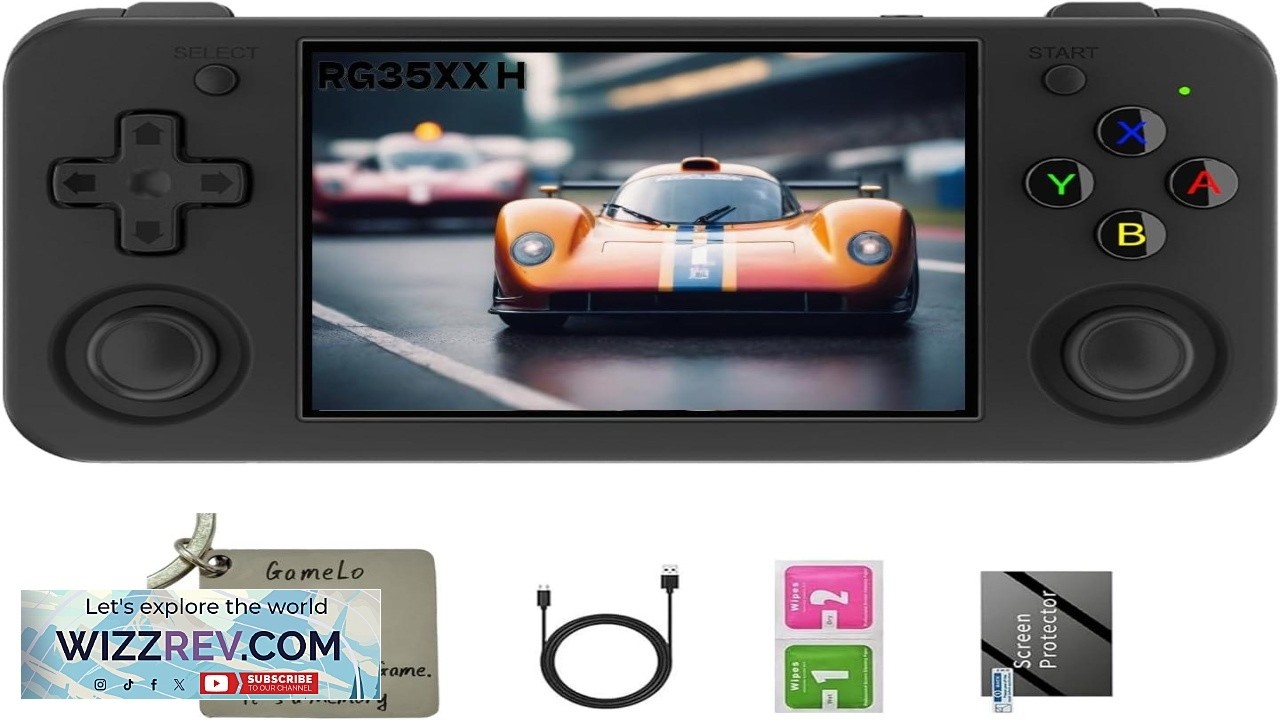 RG35XX H Anbernic Retro Handheld Gaming Console with 64GTF Card Dual Joystick