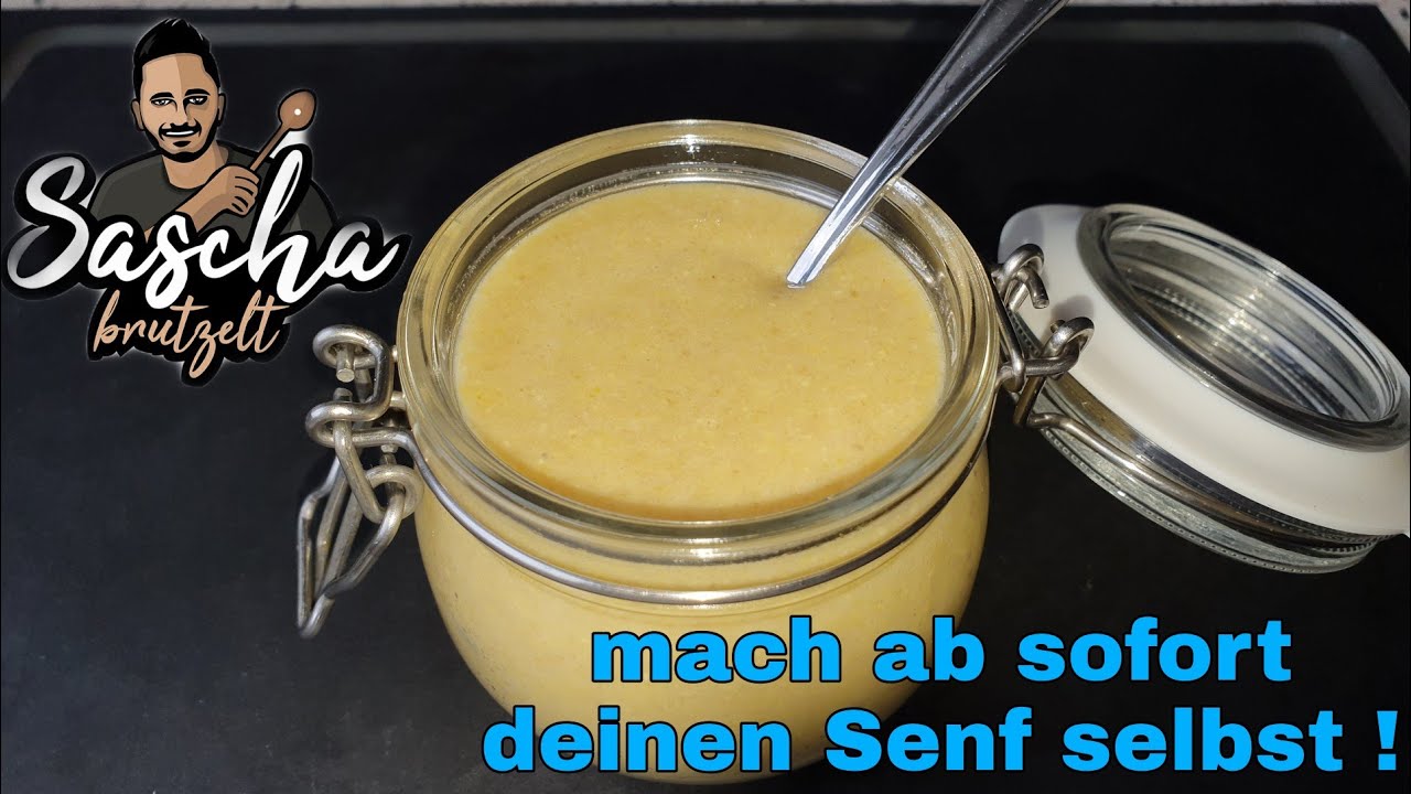 Mach dir deinen eigenen SENF - das Grundrezept | Sascha brutzelt
