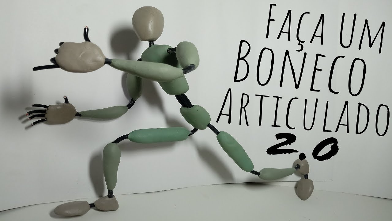 Boneco Articulado 2.0 - Aprenda a Fazer - Faça Você mesmo - DIY