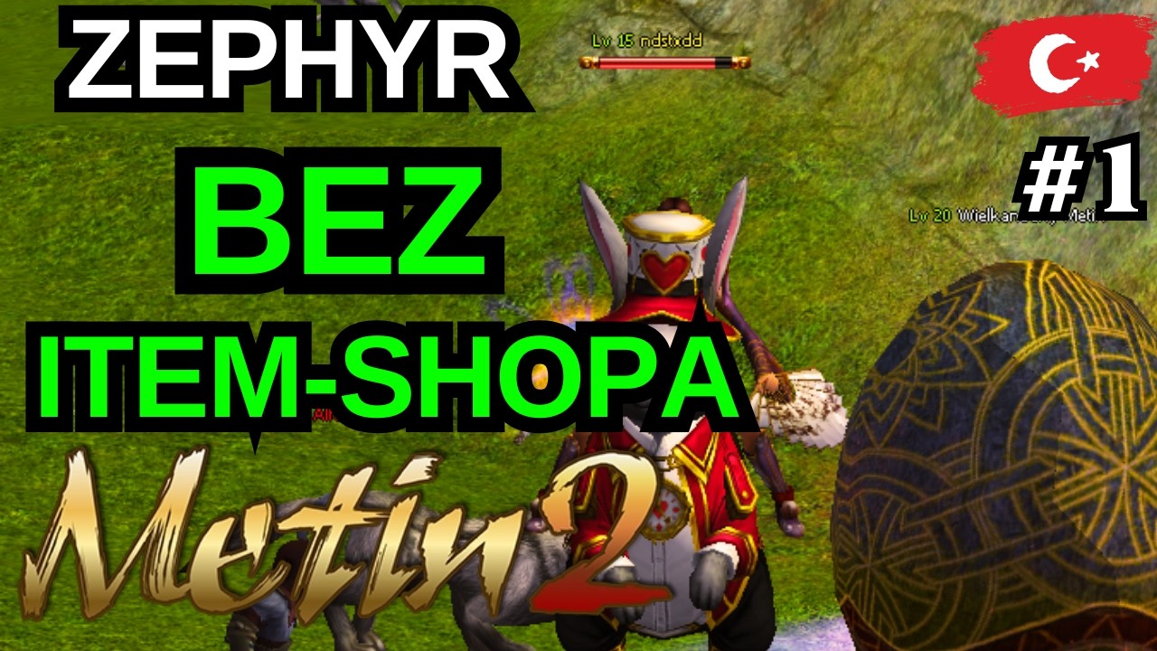 Metin2 Zephyr pl #1 - Początek topowej szamanki #zephyr