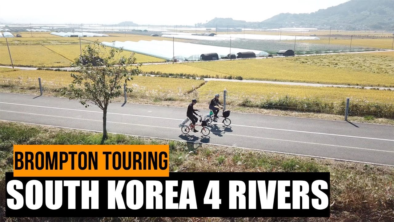 Cycling Korea's Four Rivers with Brompton bikes