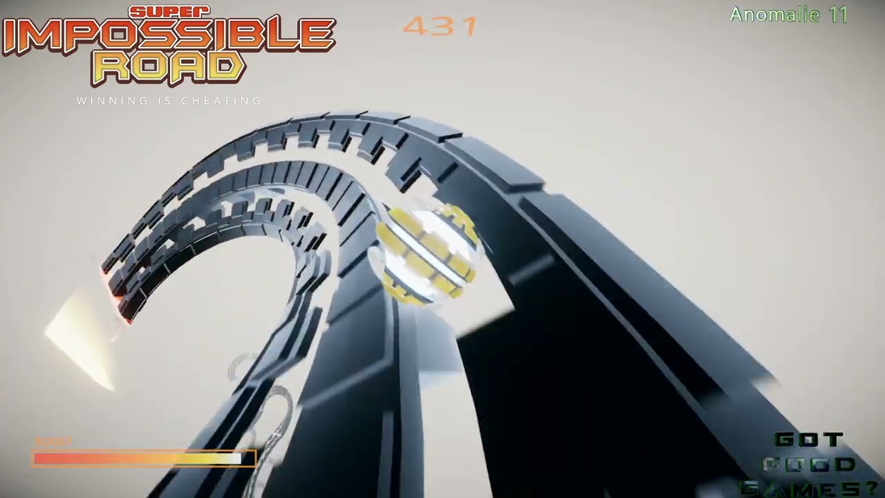 Super Impossible Road - Anomaly 11 (Score 828, rank 5 highscore).