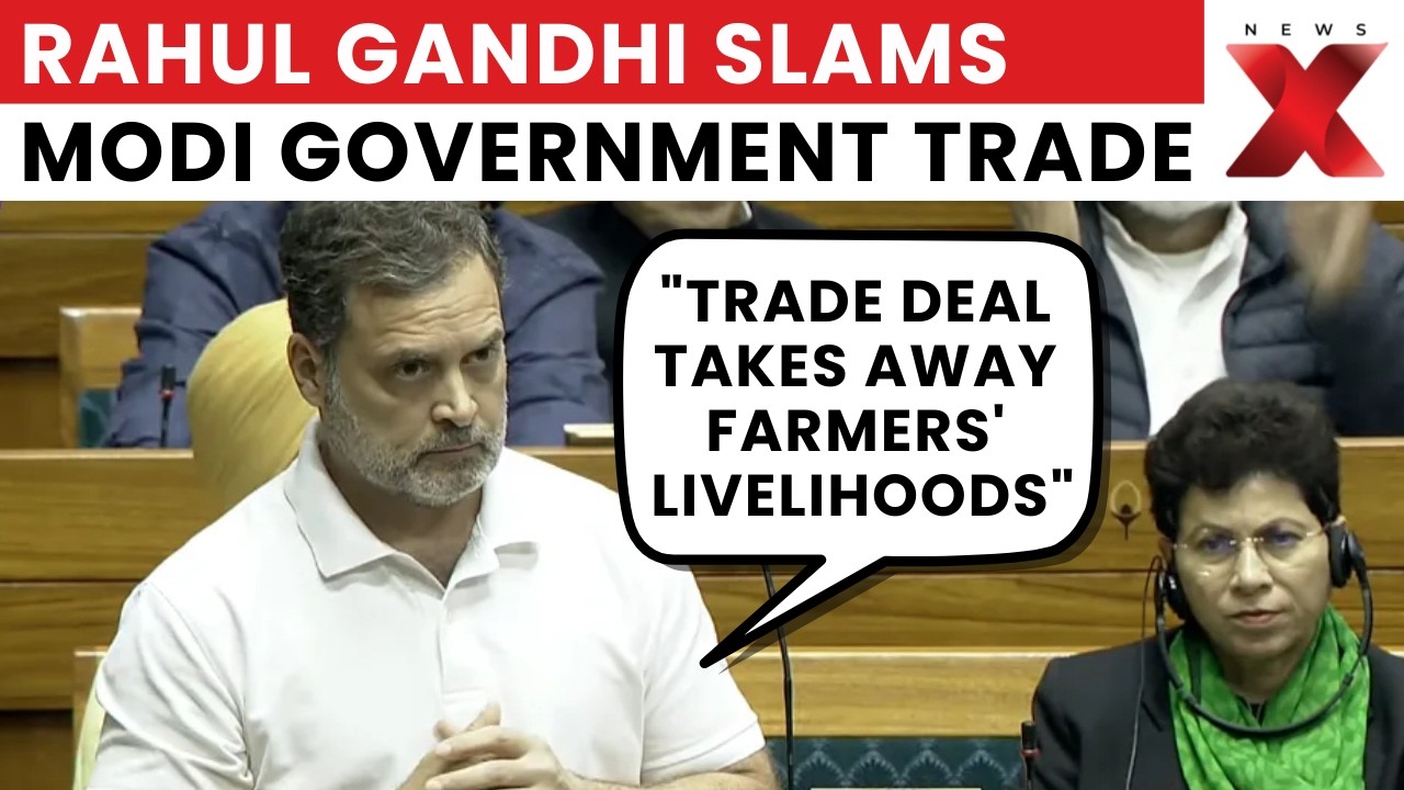 Rahul Gandhi Vows to Fight Modi Govt, Criticizes Trade Deal Over Farmers | NewsX