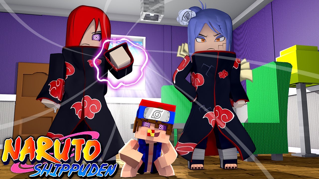 Minecraft - Who's Your Family? O FILHO DO NAGATO e KONAN QUE FICARAM DO BEM ! NARUTO SHIPPUDEN