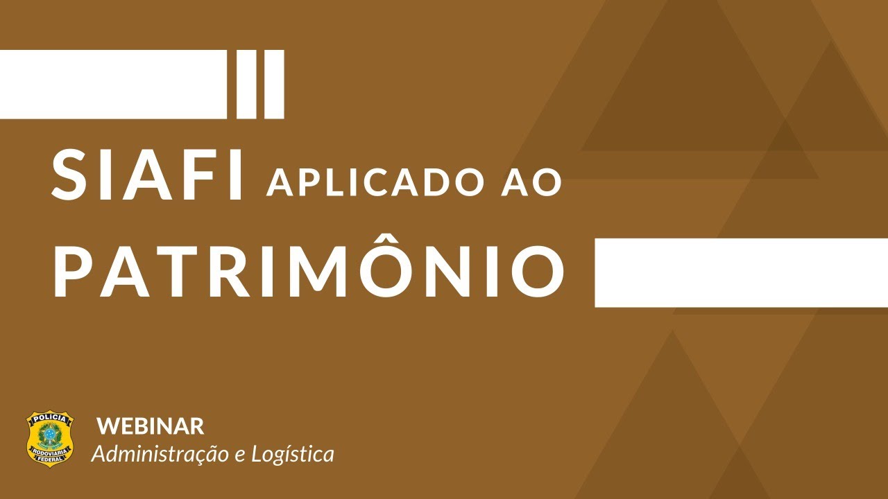 SIAFI para patrimônio