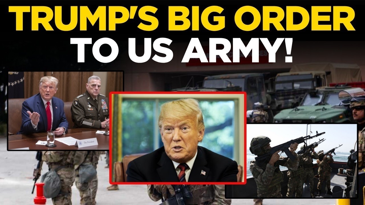 Trump LIVE: &lsquo;Be Prepared&rsquo; | Trump Issues Major Order To The US Military | Trump signs Order LIVE