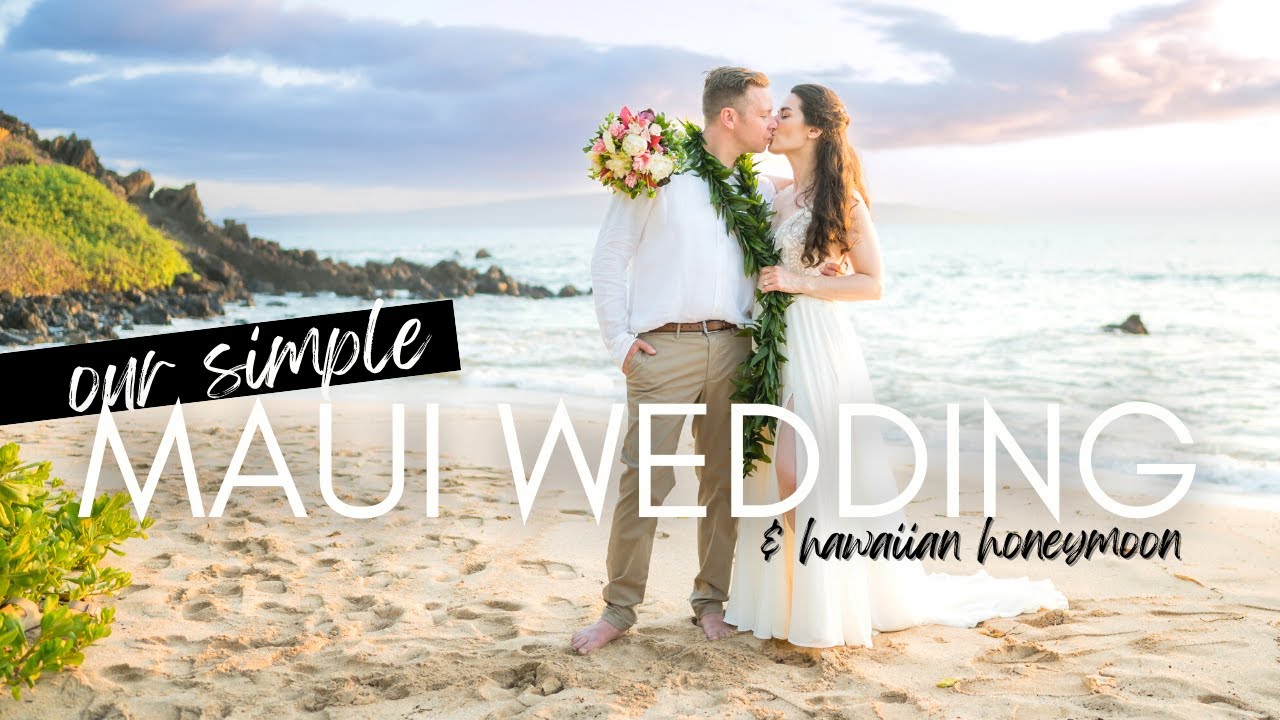 We ran away to Maui and got married! 🌺 (our simple Maui wedding & island-hopping Hawaii honeymoon)