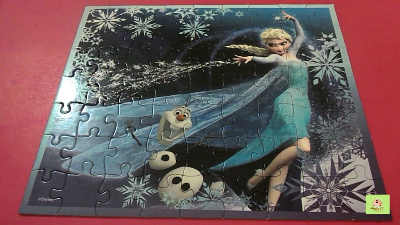 DISNEY FROZEN JIGSAW PUZZLE.  ROMPECABEZAS DE FROZEN DE DISNEY.