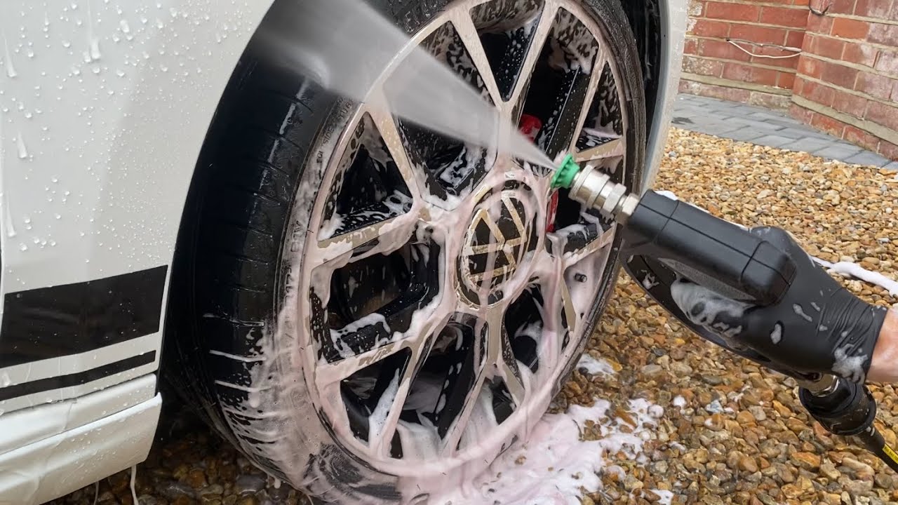 Wheel Cleaning | VW Golf R | VW Up! GTI | Yum Cars | AVA Pressure Washer.