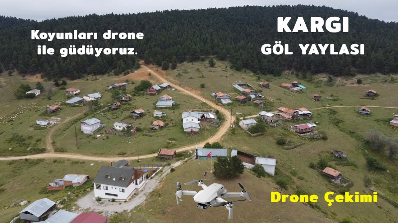 Drone ile koyun güdüyoruz :) - KARGI GÖL YAYLASI - Drone Çekimi